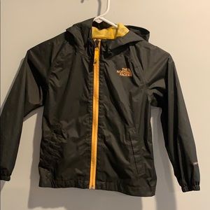 Boys size 5 north face rain jacket